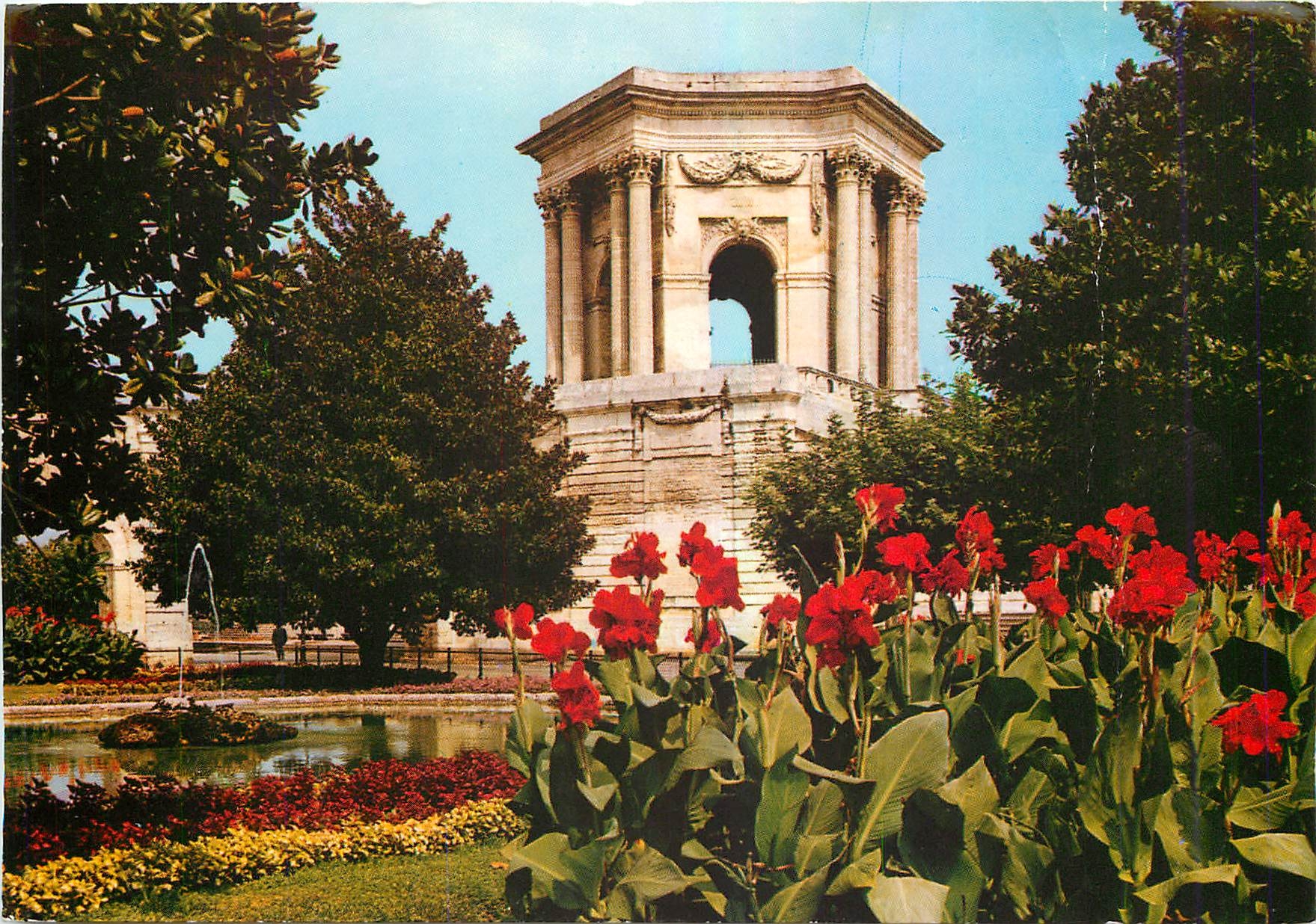 Peyrou Garden and the Water Tower — Montpellier — Société Éditions de Gravure