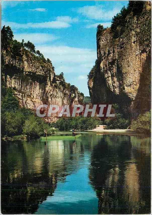 CPM En Parcourant Les Gorges du Tarn Les Detroits 