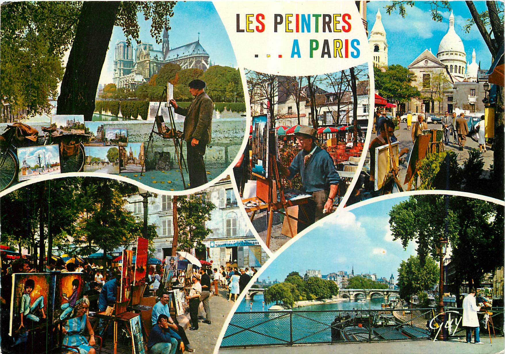 CPM Les Peintres a Paris 