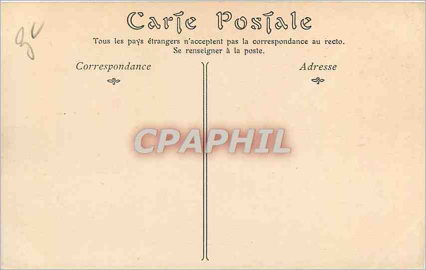 CPA Paris Musee du Louvre la Galerie d'Apollon  — Rückseite