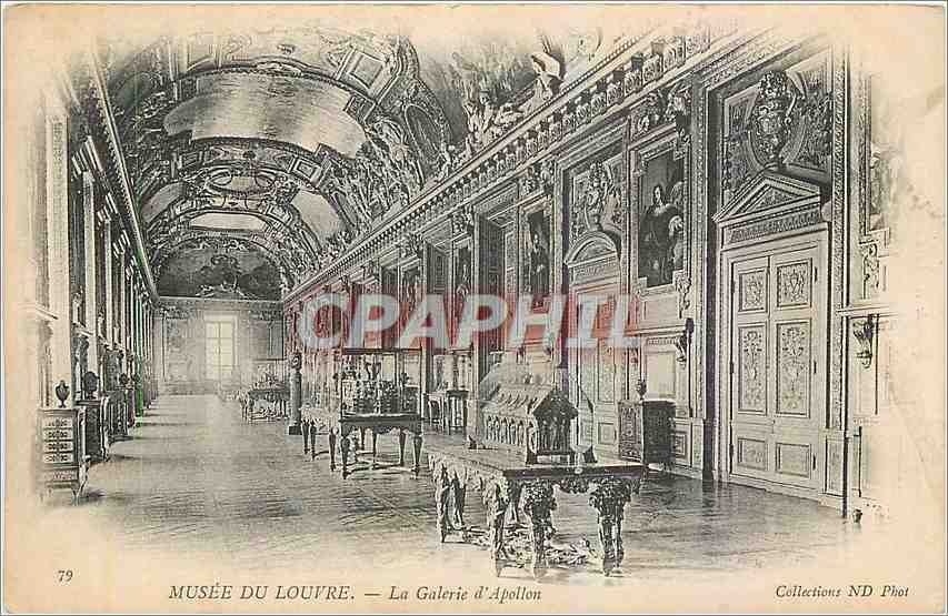 CPA Musee du Louvre La Galerie d'Apollon 