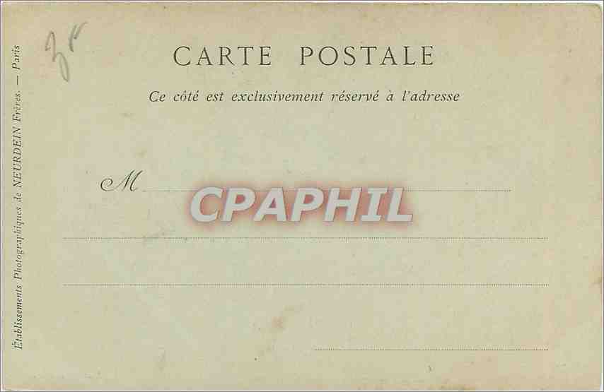 CPA Musee du Louvre La Galerie d'Apollon  — Rückseite