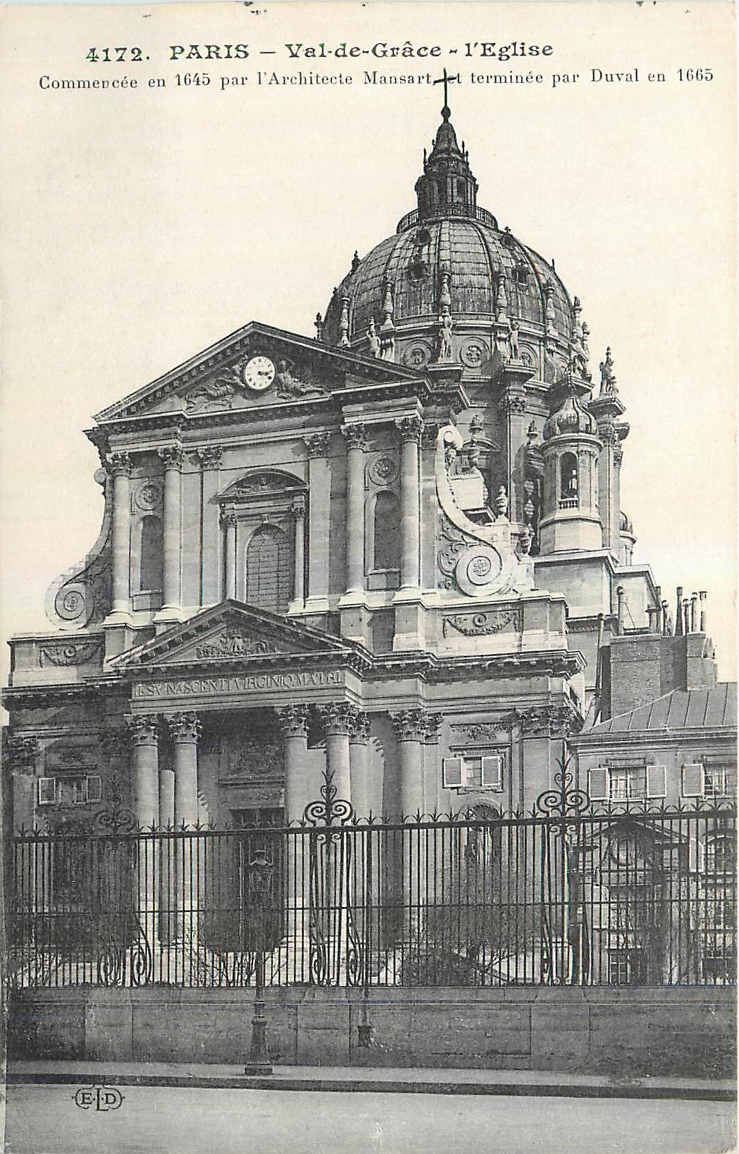 CPA Paris Val de Grace l'Eglise 