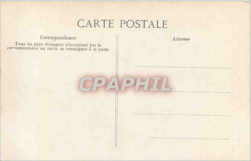CPA Paris Val de Grace l'Eglise  — Verso