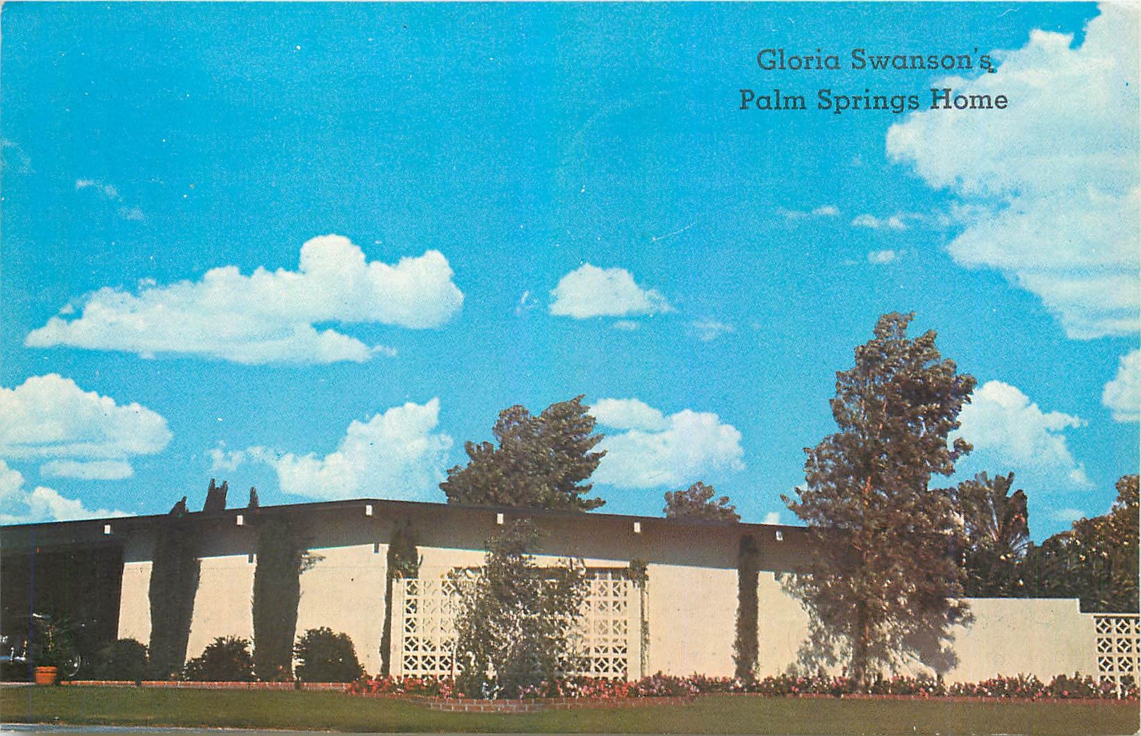 CPM Gloria Swanson's Palm Springs Home 