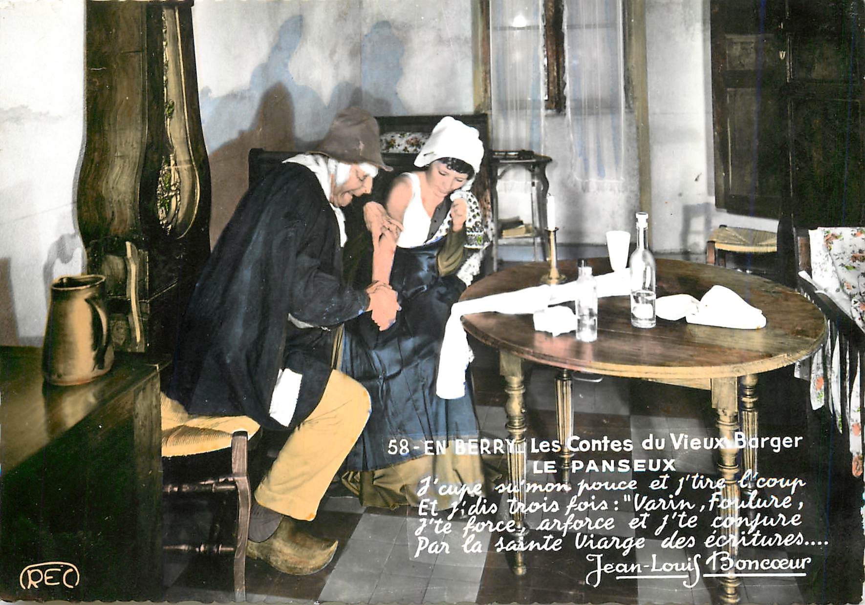 CPM En Berry Les Contes du Vieux Barger Le Panseux 