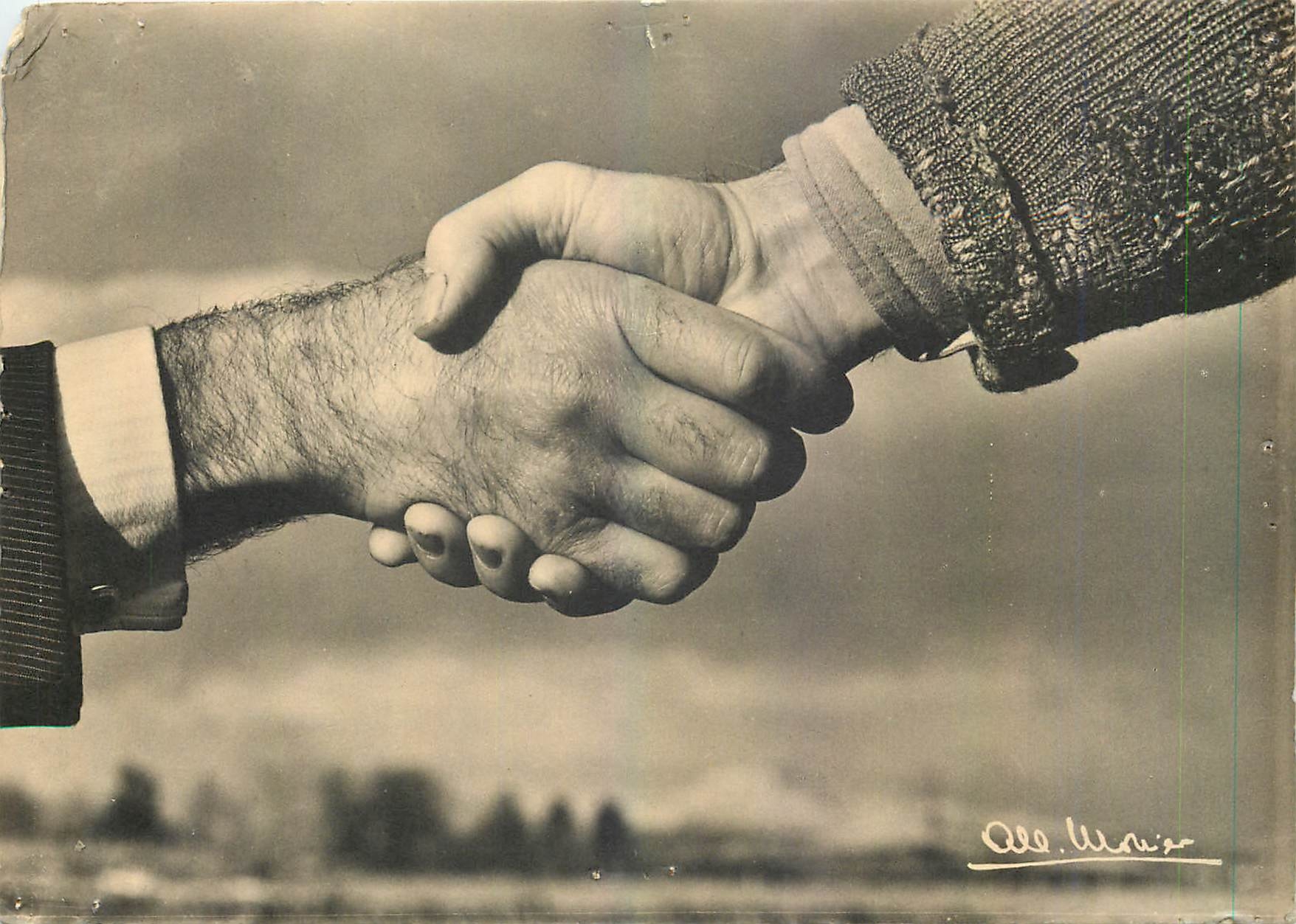 CPM Albert Monier Portraits sans Visages 