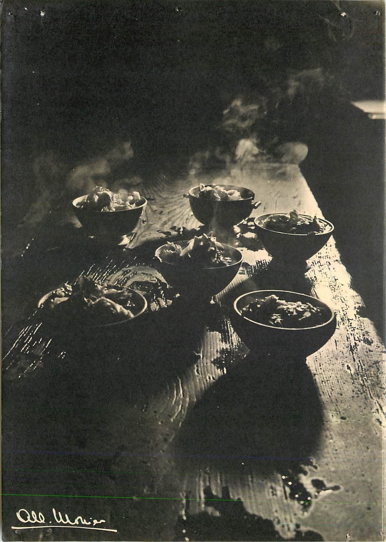CPM Albert Monier En Auvergne la soupe aus Choux 