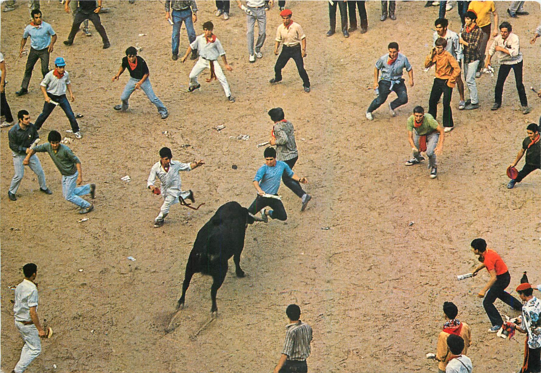 CPM Pamplona San Fermines Vaquillas en la Plaza de Toros Taureau