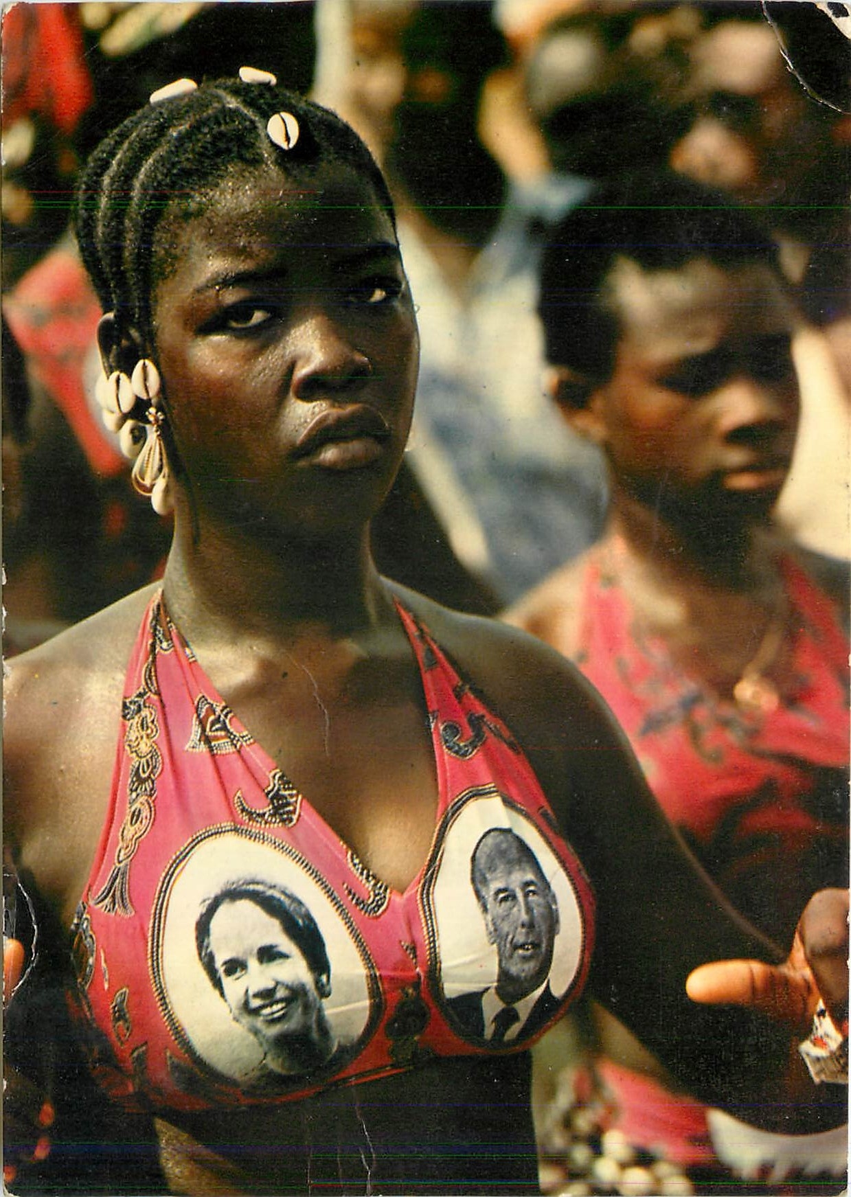 CPM Republique de Cote d'Ivoire Jeune Ivoirienne Valery Giscard d'Estaing