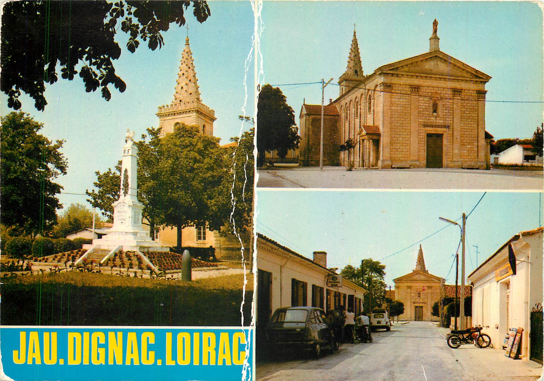 CPM Jau Dignac et Loirac Gironde Divers Aspects 
