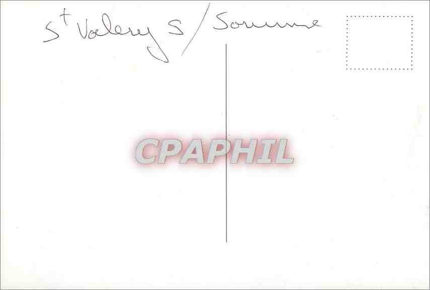 CPM St Valery Train — Verso