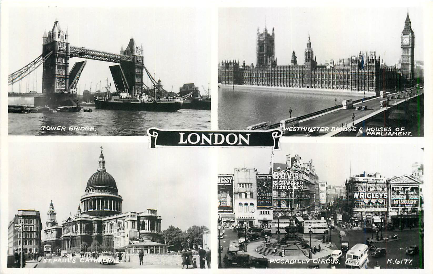 CPM London Tower Bridge Westminster Bridge Houses of Parliament 