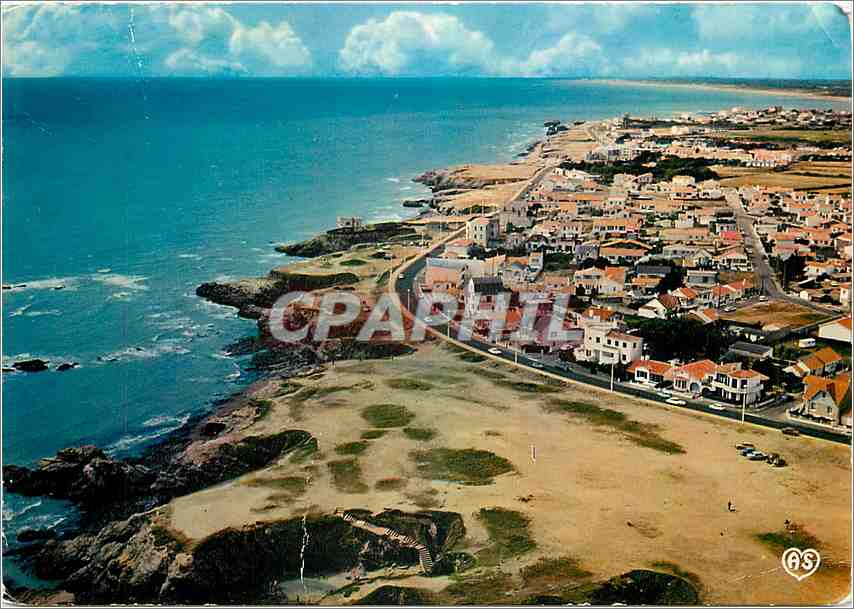 CPM Saint Hilaire de Riez Vendee La Grande Corniche 