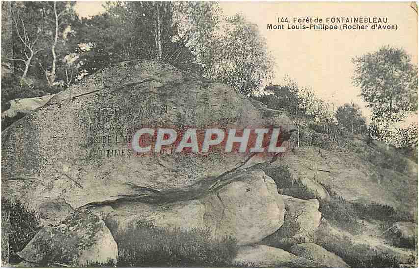 CPA Foret de Fontainebleau Mont Louis Philippe 