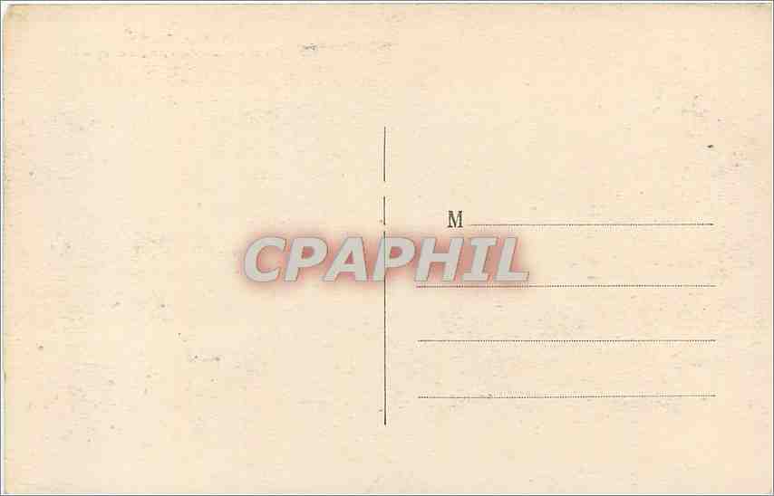 CPA Foret de Fontainebleau Mont Louis Philippe  — Verso
