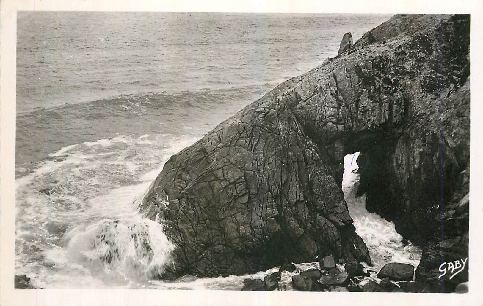 CPA Quiberon Morhihan Grotte de Port Bara 