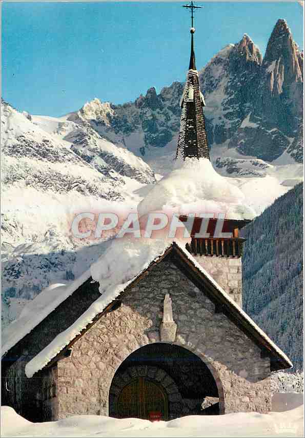 CPM Au Pays du Mont Blanc La Chapelle des Praz sous son Blanc Manteau 