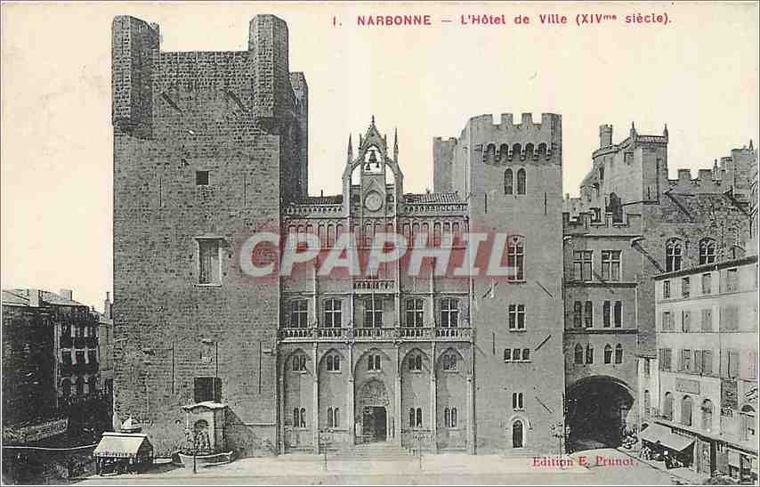 CPA Narbonne L'Hotel de Ville 