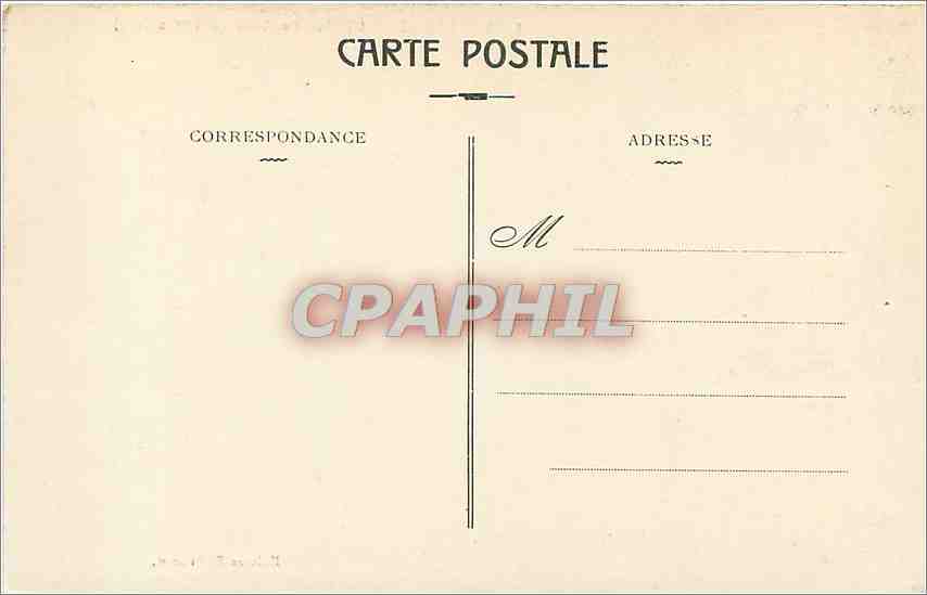 CPA Narbonne L'Hotel de Ville  — Rückseite