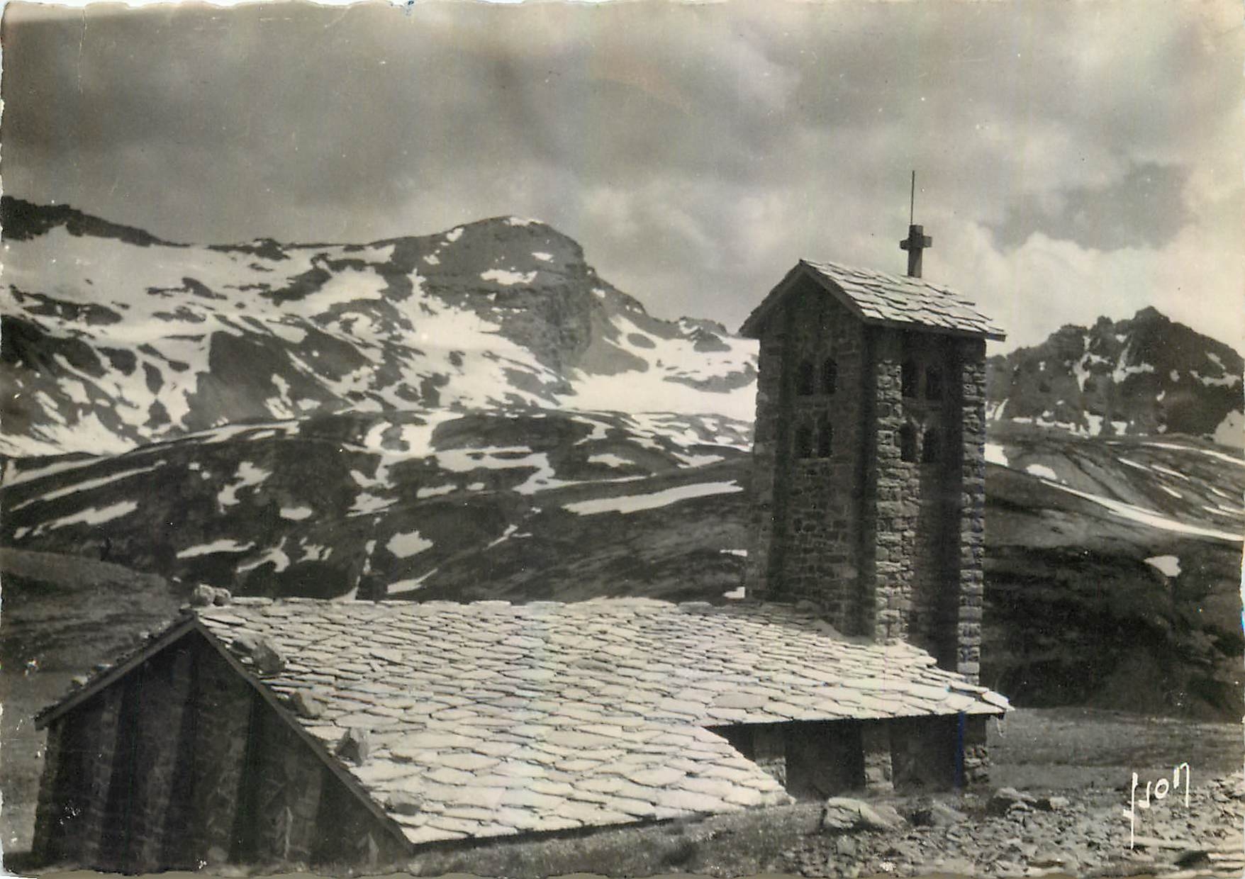 CPM Col de L'Iseran Savoie Chapelle Notre Dame de toute prudence L'Ouille Noire et Pointe des Arses 