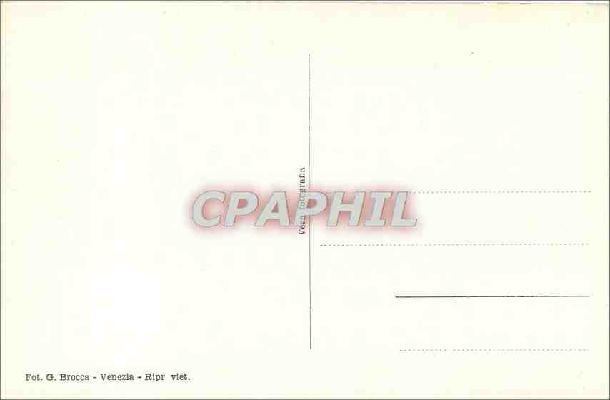 CPM Venezia Palazzo Ducale  — Verso