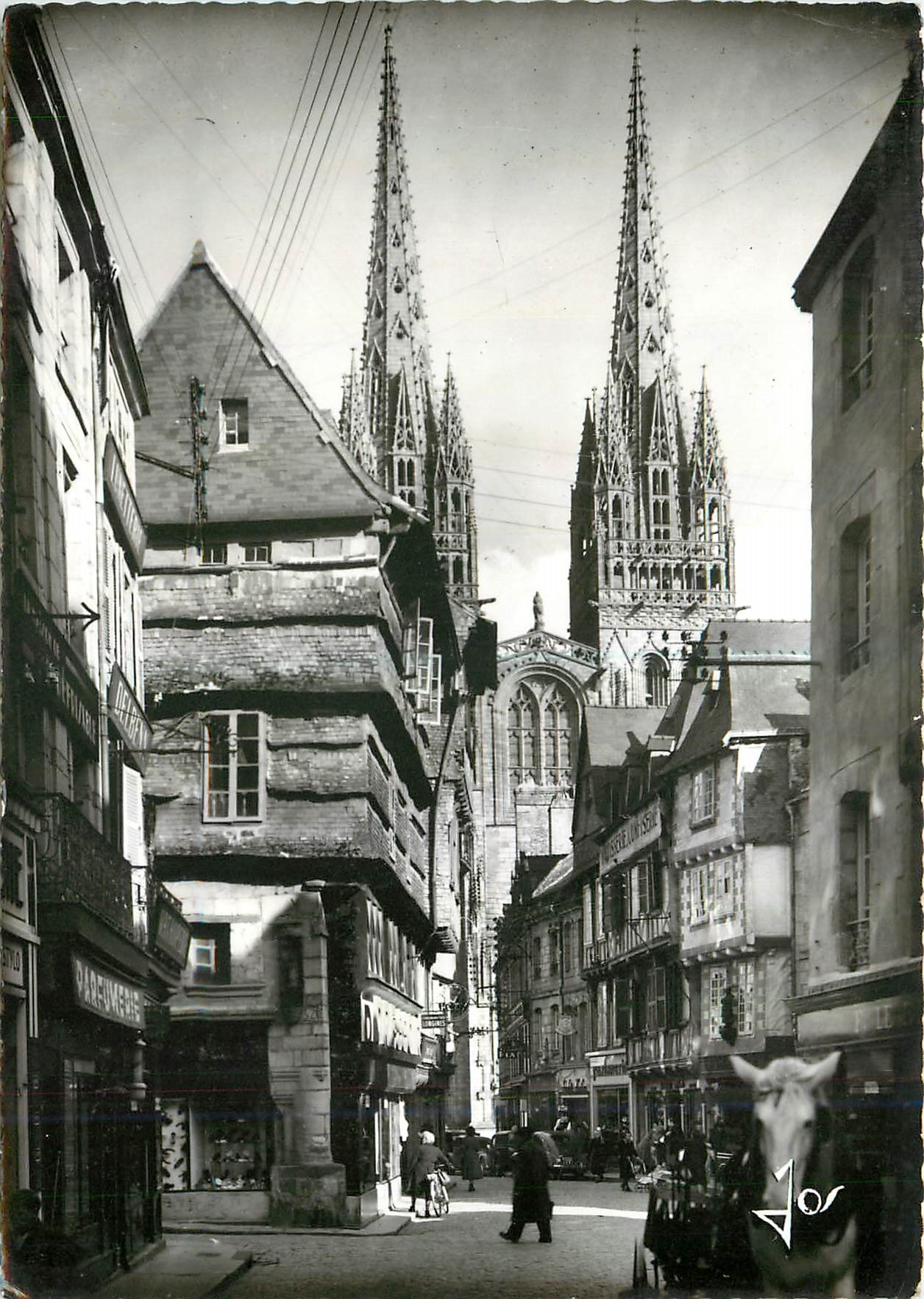 CPM Bretagne Quimper Finistere La rue Kereon 