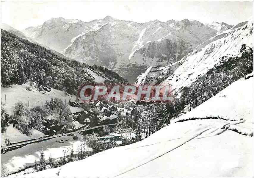 CPM Bareges et le Pic d'Ardideh vus du Telepherique 