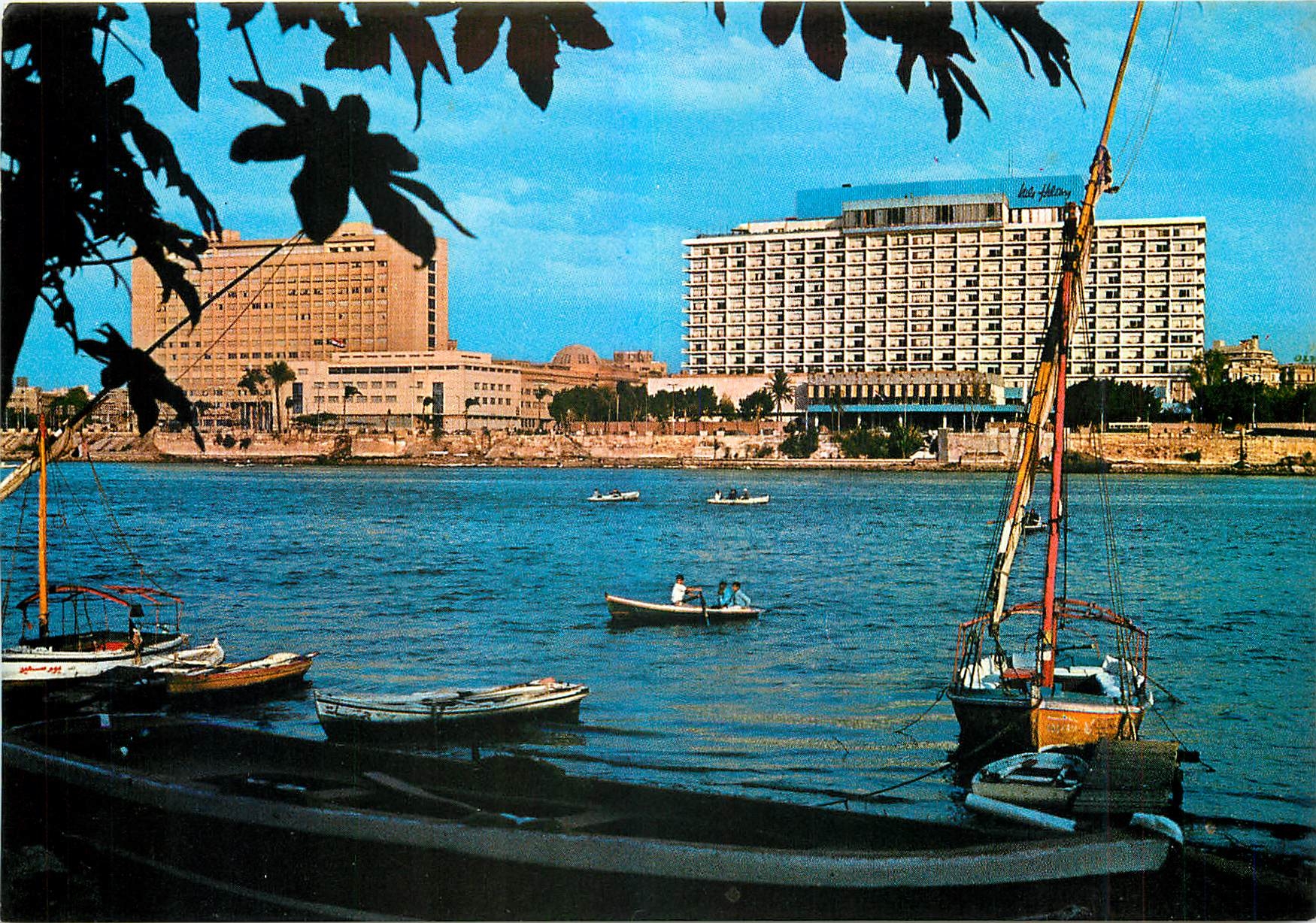 CPM Cairo The Nile Hilton Hotel Socialist Union Build 