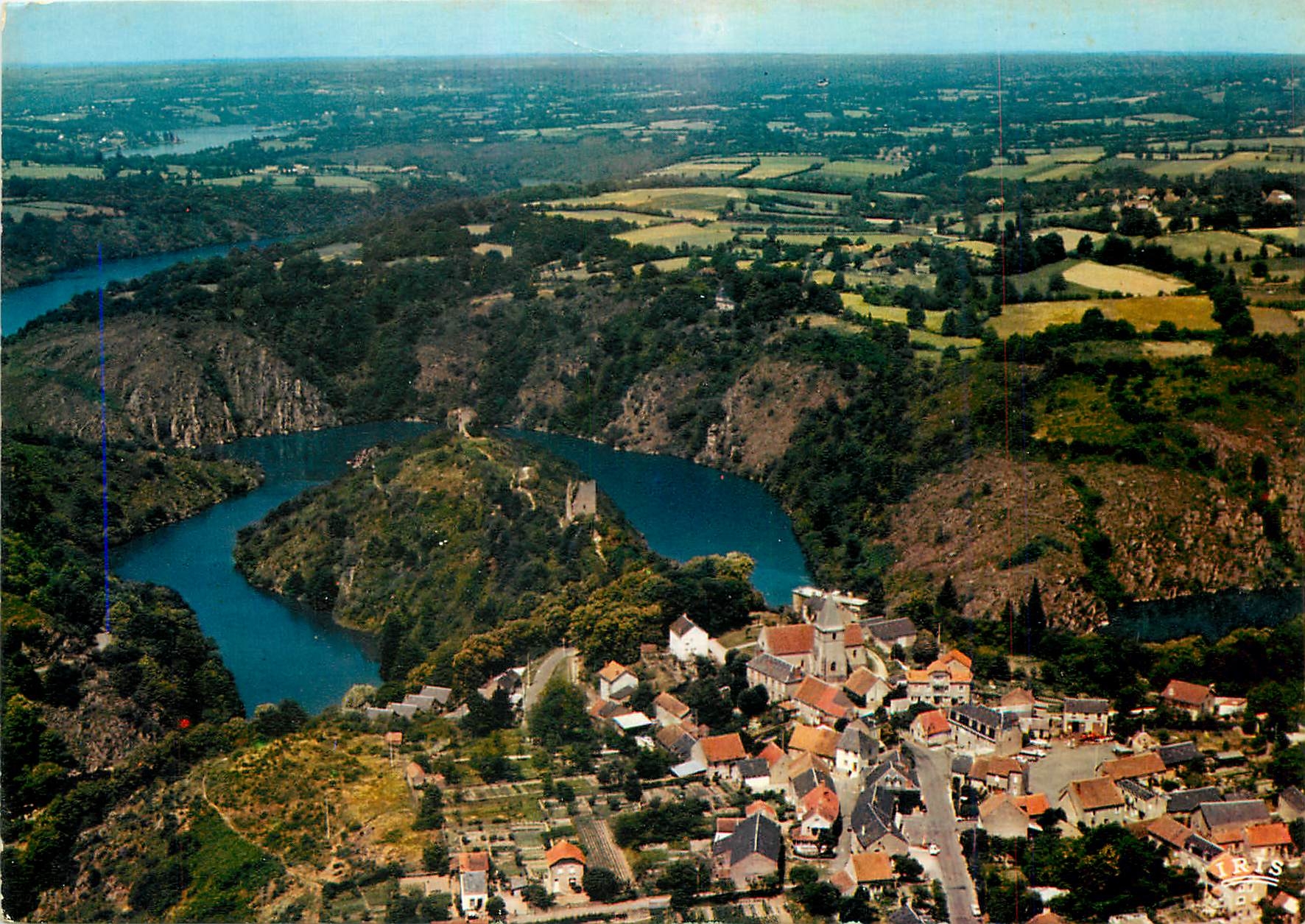 Vallée de la Creuse — Crozant et les ruines du château (XIIe-XIIIe s.) — Éditions Diplôme