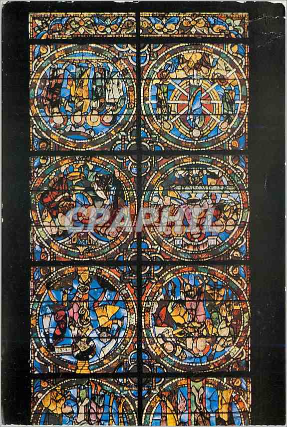 Cathédrale de Chartres — Vitrail de la Passion (xiième siècle) — Édouard Éditeur