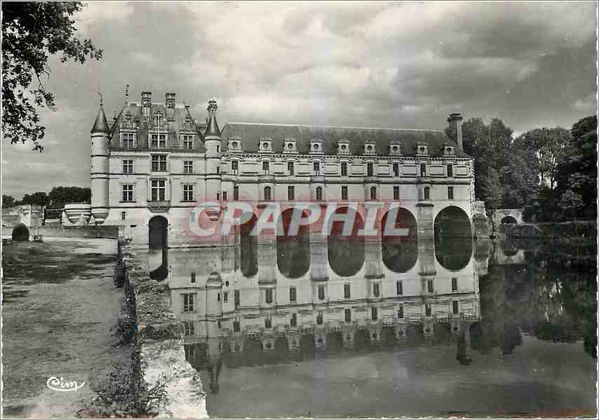 CPM Les Chateaux de la Loire Chenonceaux L et L Le Chateau Facade Ouest 