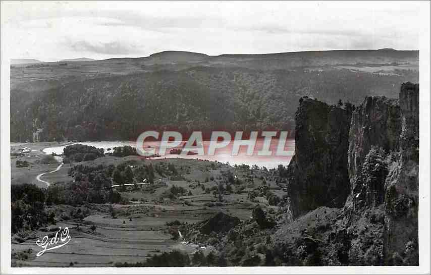 CPM L'Auvergne La Dent du Marais et Lac Chambon 