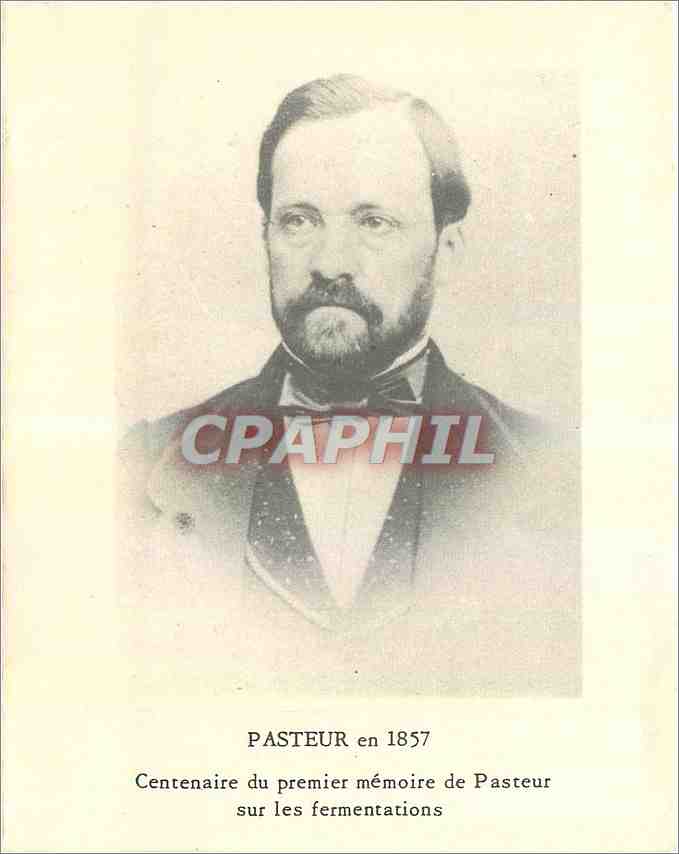 CPM Pasteur en 1857 Centenaire du premier memoire de Pasteur sur les fermentations 
