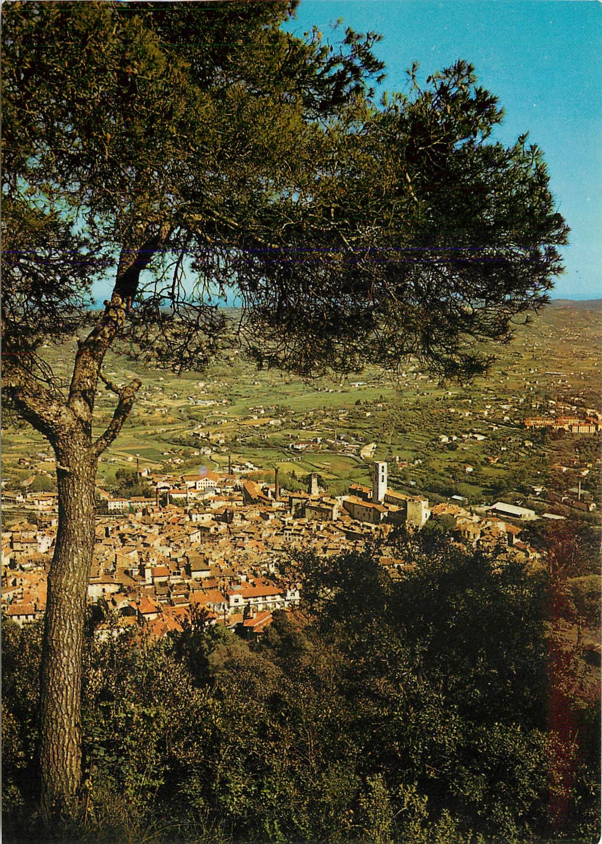 CPM Grasse Vue generale dans le fond la Mer 