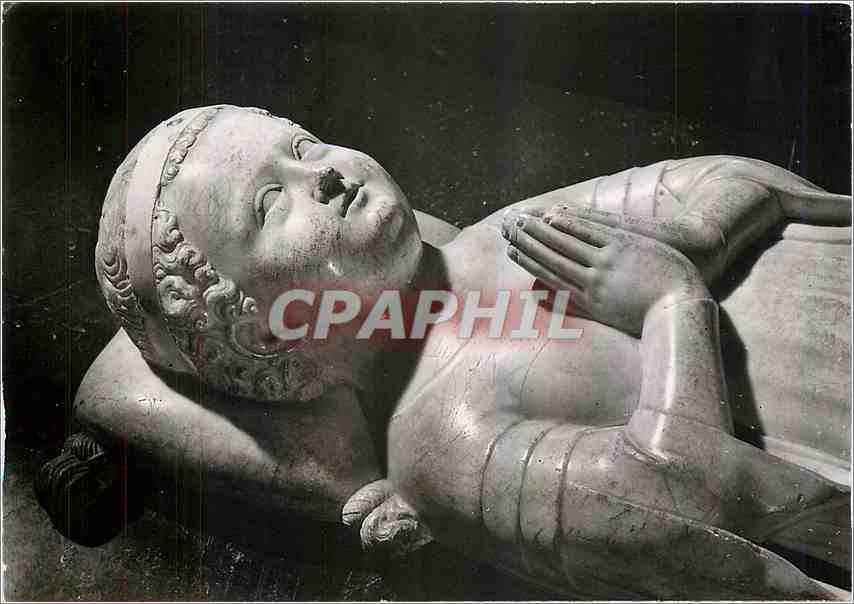 CPM Saint Denis Seine Eglise Abbatiale Statue tombale de Jean Ier 