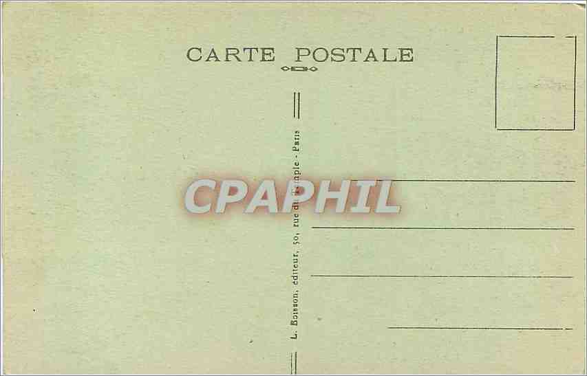 CPA Paris Une Allee aux Buttes Chaumont  — Rückseite
