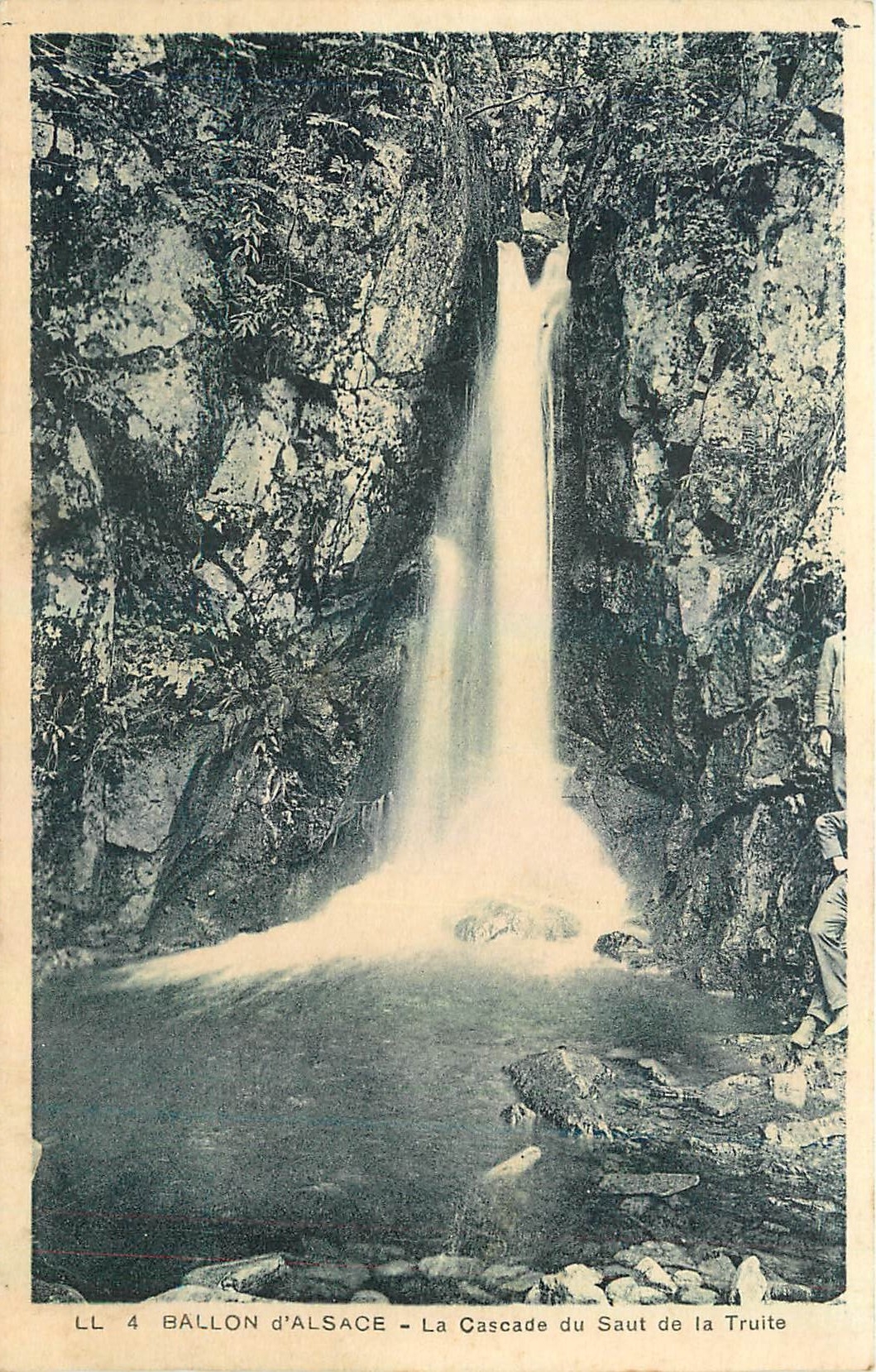 CPA Ballon d'Alsace La Cascade du Saut de la Truite 