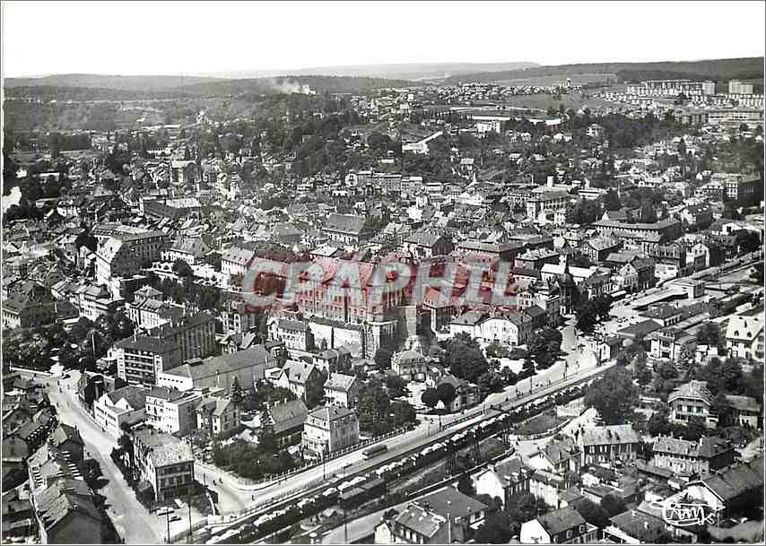 CPM Montbeliard Doubs Le Chateau I'Ecole des Douanes Vue aerienne 