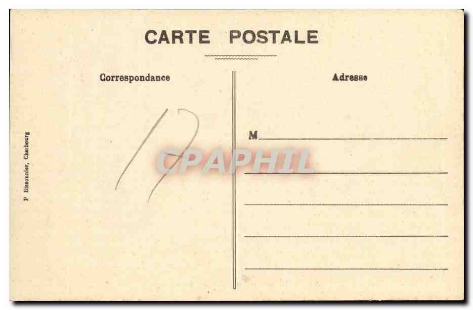 Nos Marins-Fantaisie-Humour- Bateau-Debarquement de vive force-CPA Gervese — Rückseite