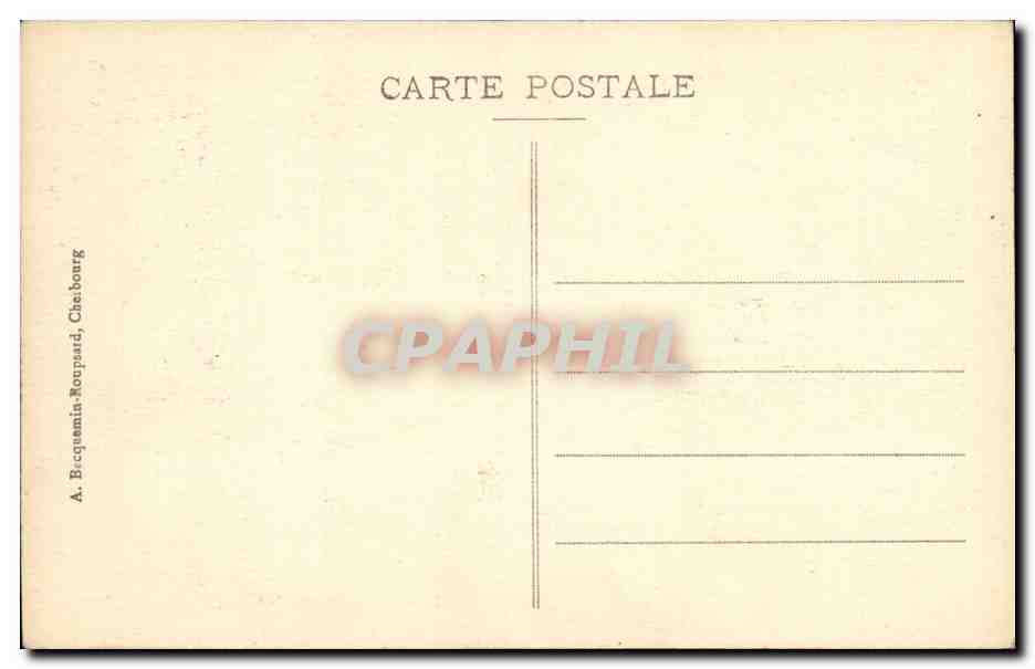Nos Marins-Fantaisie-Humour-Bateau- On n'entre pas! -Commandant- Souris -CPA Gervese — Rückseite