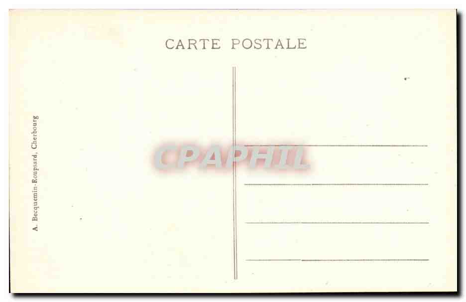 Nos Marins-Fantaisie-Humour- Bateau- Le coup de foudre- CPA Gervese — Rückseite