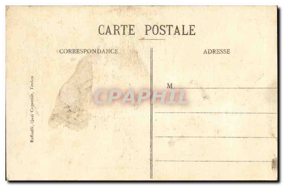 Nos Marins-Fantaisie-Humour-Bateau- Premieres armes- CPA Gervese — Rückseite