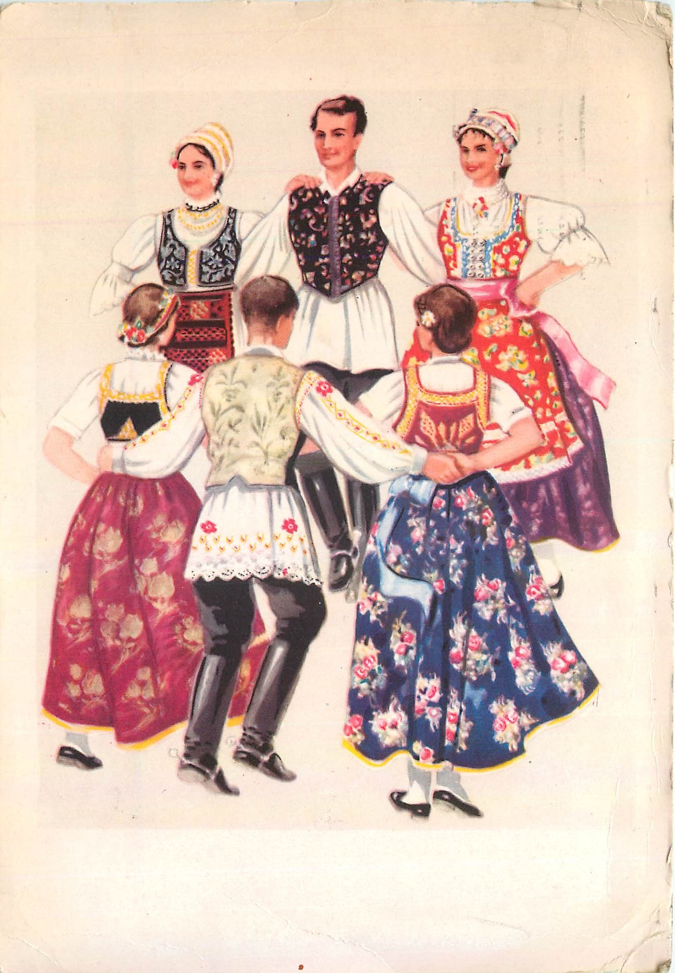 CPM Vladimir Kirin Yougoslavie Danses populaires de Voivodina Folklore