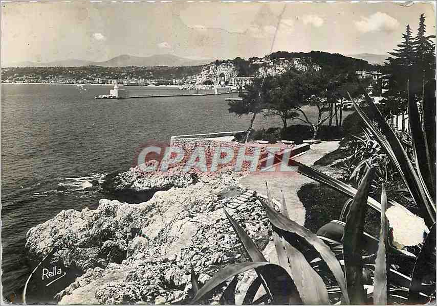 CPM La cote d'azur Nice La jetee depuis le jardin Theodore de Banvielle
