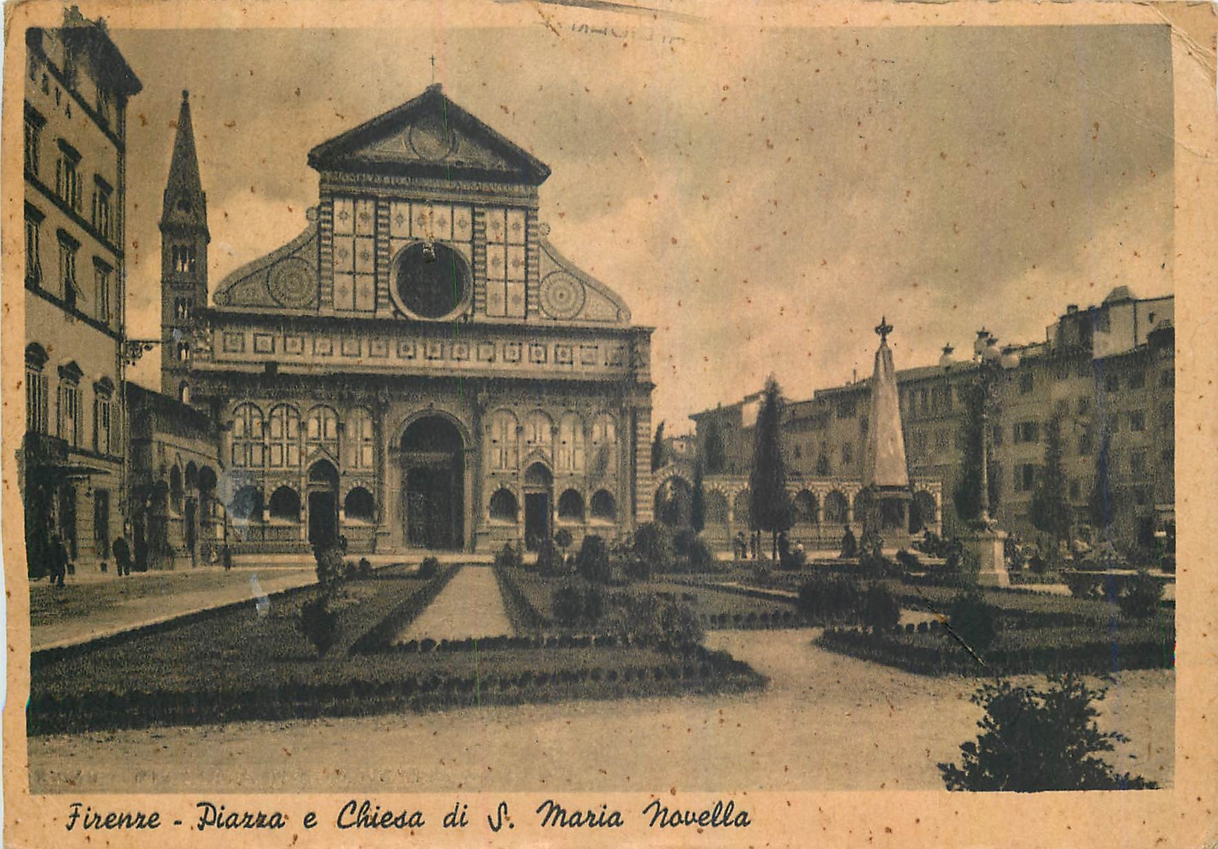 CPM Firenze Piazza e chiesa di S Maira Novella