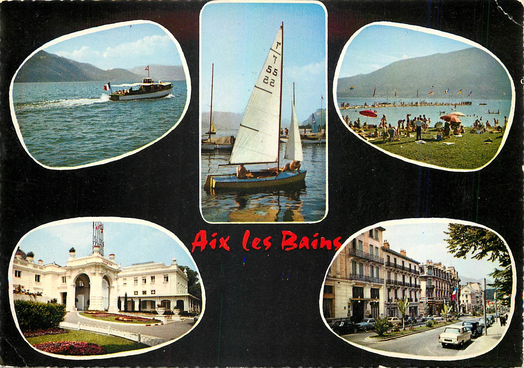 CPM Aix Les Bains (Savoie) et le Lac du Bourget