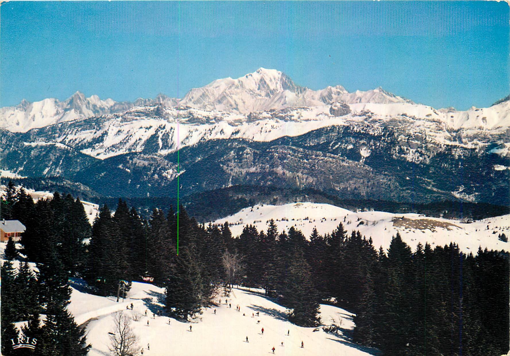 CPM Le Revard (1550m) Panorama sur le Massif du Mont Blanc