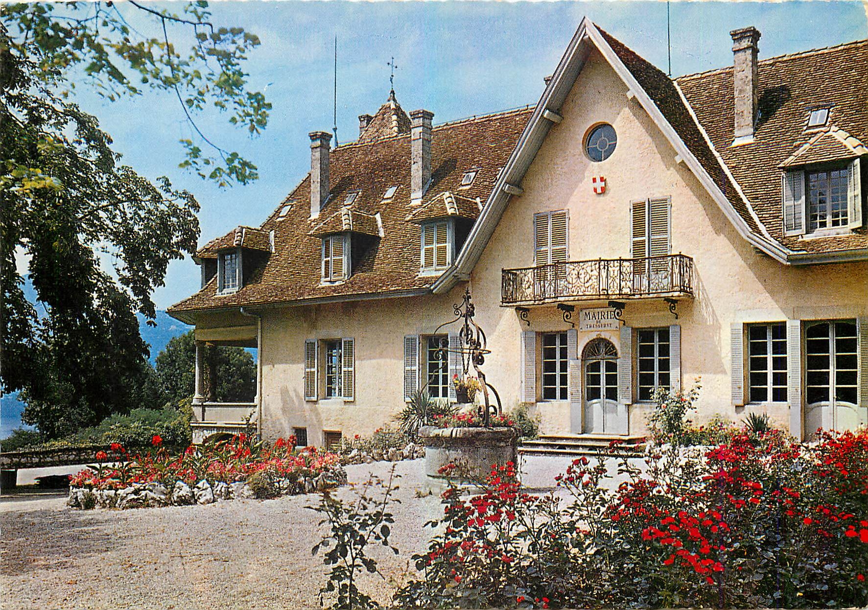 CPM Environs d'Aix les Bains (Savoie) la Mairie de Tresserve