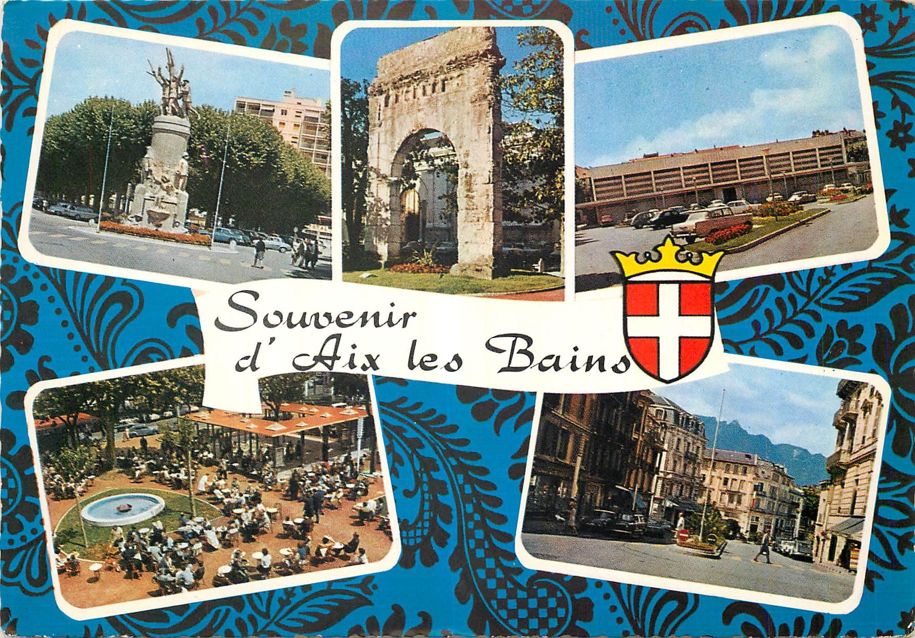 CPM Souvenir d'Aix les Bains